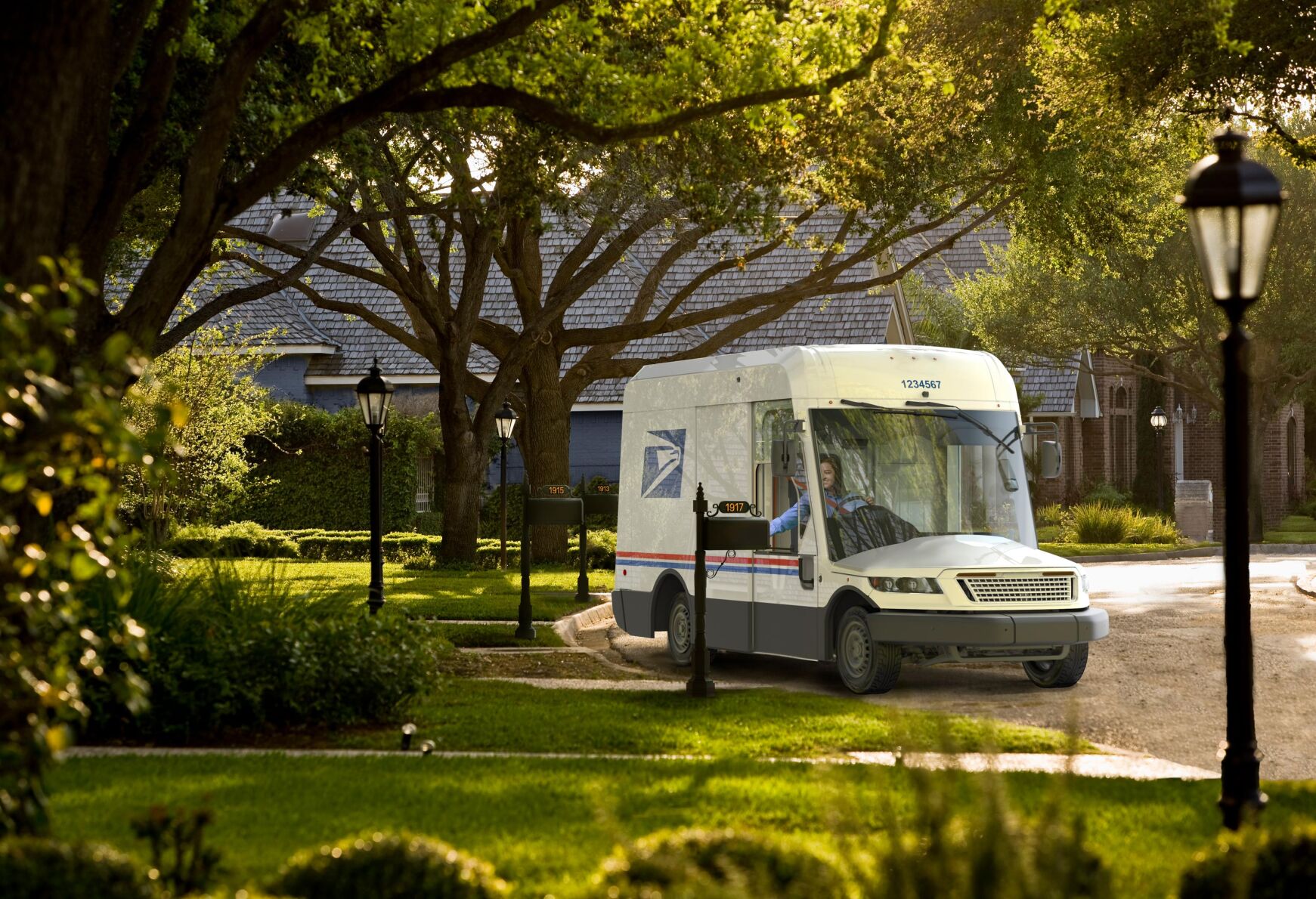New Postal Service delivery vehicle unveiled